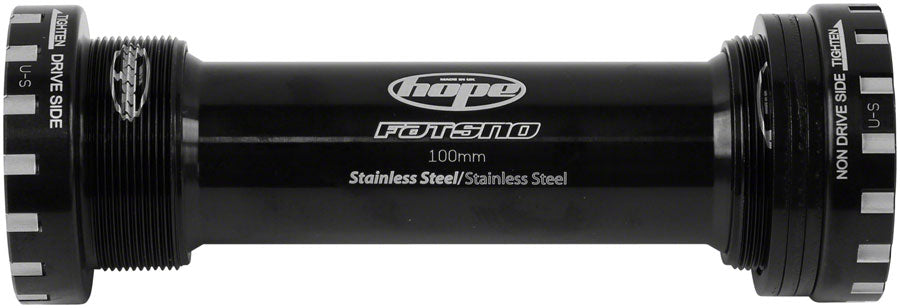 Hope BSA Threaded Bottom Bracket - 100mm Fat Bike For 24mm Spindle Stainless BLK-Goodwynn'sGoodwynn's