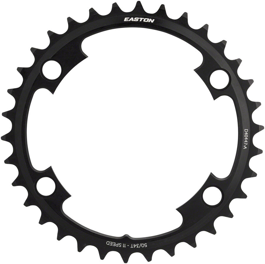 Easton Asymmetric Chainring: 4-Bolt 11-Speed 34t Black-Goodwynn'sGoodwynn's