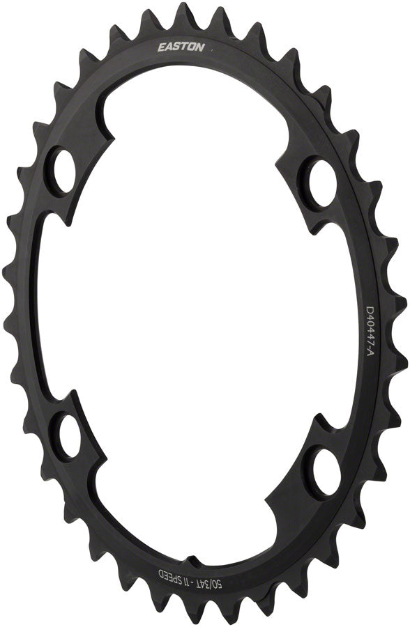 Easton Asymmetric Chainring: 4-Bolt 11-Speed 34t Black-Goodwynn'sGoodwynn's