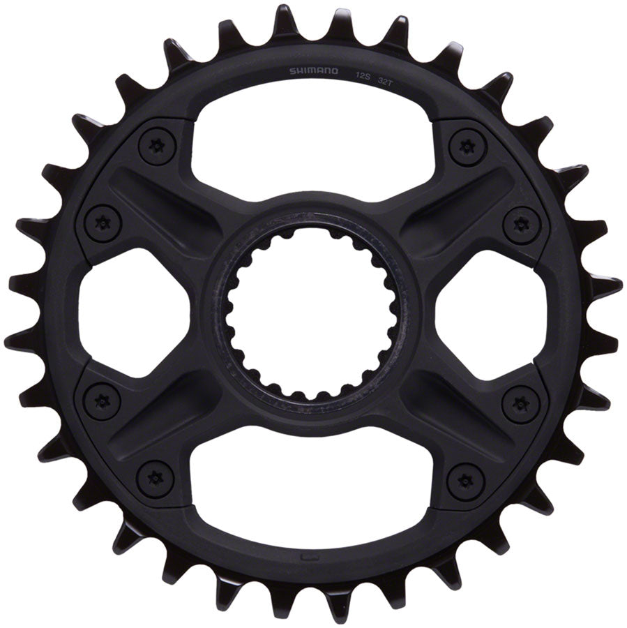 Shimano Deore FC-M6100-1 Direct Mount Chainring - 32t 12-Speed Black-Goodwynn'sGoodwynn's