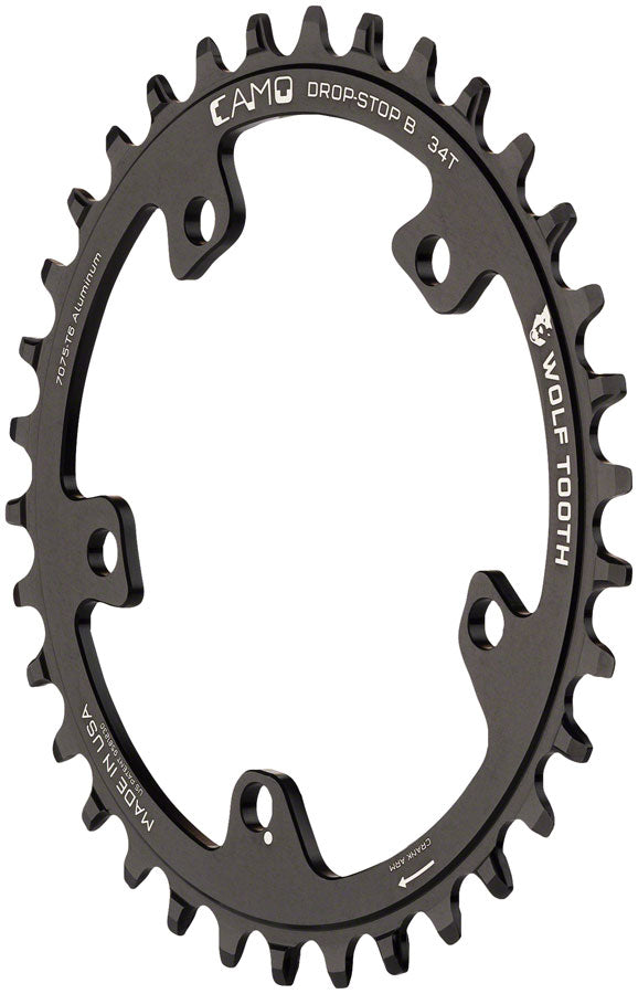 Wolf Tooth CAMO Aluminum Chainring - 32t Wolf Tooth CAMO Mount Drop-Stop B BLK-Goodwynn'sGoodwynn's