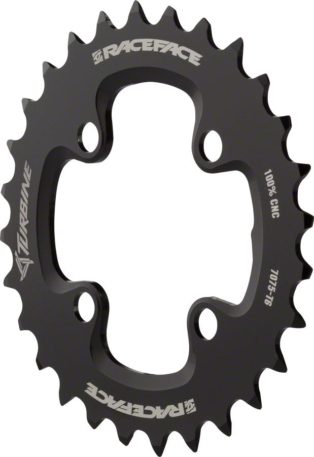 RaceFace Turbine 11-Speed Chainring: 64mm BCD 28t Black-Goodwynn'sGoodwynn's