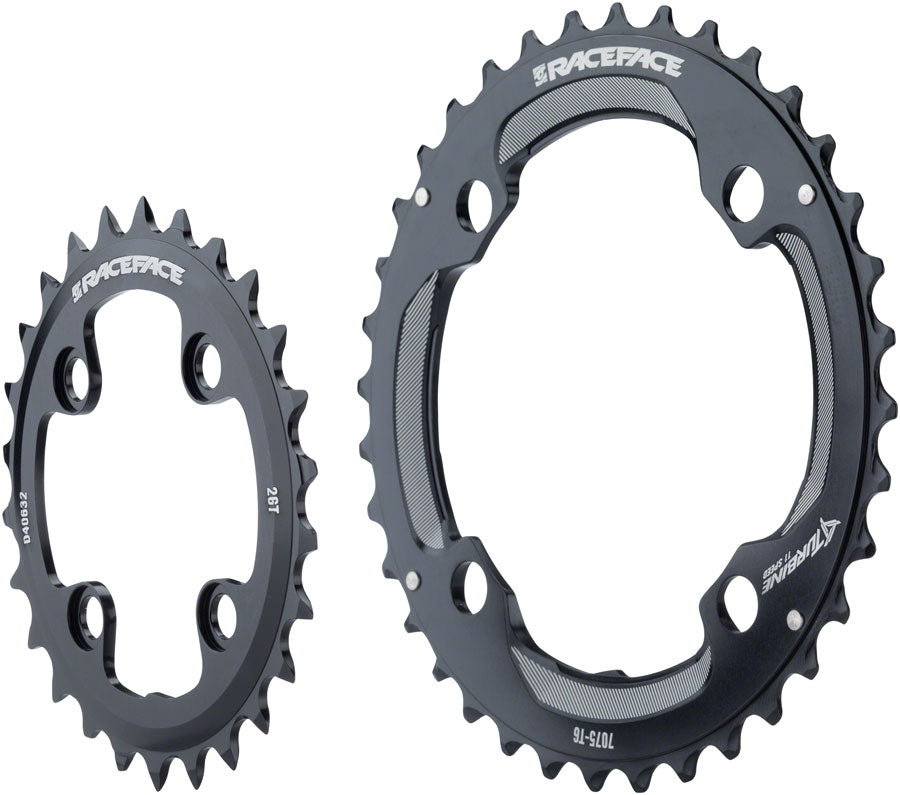 RaceFace Turbine 11-Speed Chainring: 64/104mm BCD 28/38t Black-Goodwynn'sGoodwynn's