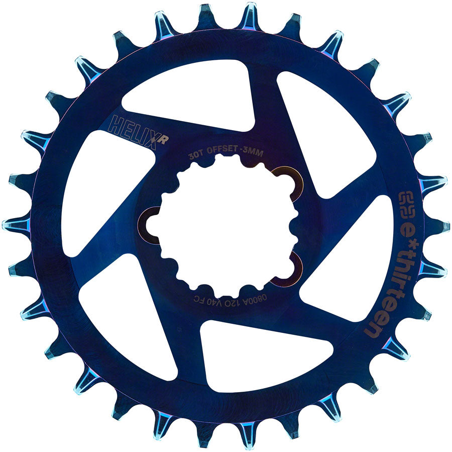 e*thirteen Helix R Guidering - 30t 11/12-Speed 3mm Offset SRAM 3-Bolt DM Intergalactic-Goodwynn'sGoodwynn's