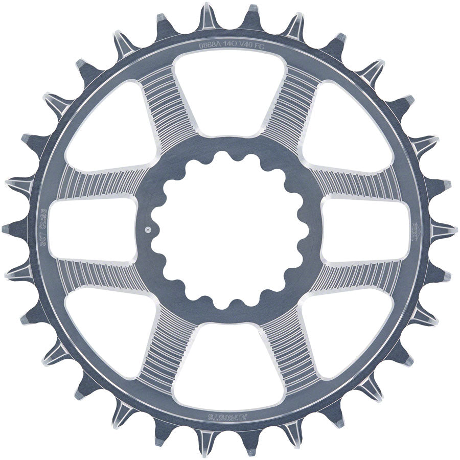 e*thirteen Helix R Guidering - 30t 11/12-Speed 52/55mm Flip Flop CL 3/5mm Offset e*thirteen DM Gray-Goodwynn'sGoodwynn's
