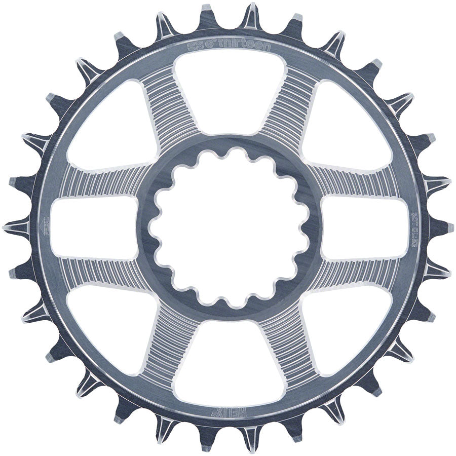 e*thirteen Helix R Guidering - 30t 11/12-Speed 52/55mm Flip Flop CL 3/5mm Offset e*thirteen DM Gray-Goodwynn'sGoodwynn's