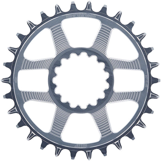 e*thirteen Helix R Guidering - 30t 11/12-Speed 52/55mm Flip Flop CL 3/5mm Offset e*thirteen DM Gray-Goodwynn's
