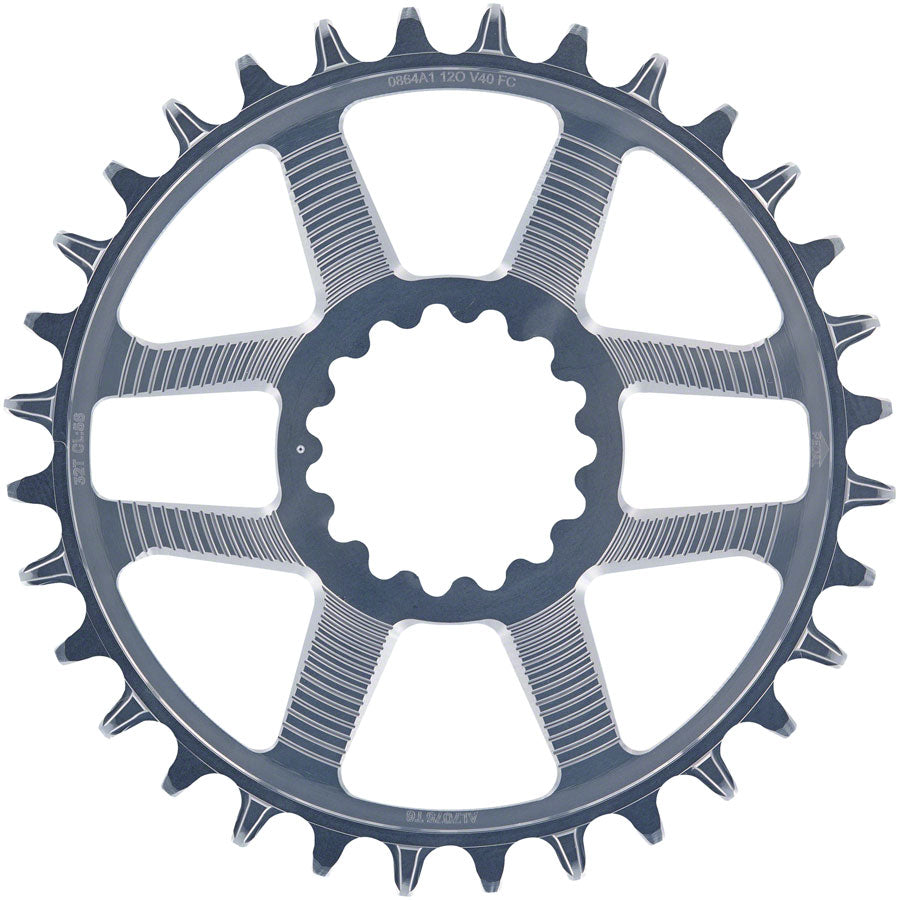 e*thirteen Helix R Guidering - 32t 11/12-Speed 52/55mm Flip Flop CL 3/5mm Offset e*thirteen DM Gray-Goodwynn'sGoodwynn's