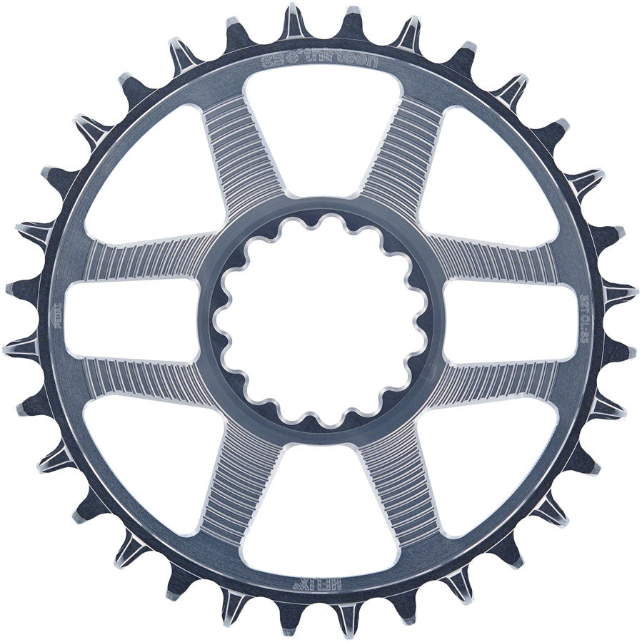 e*thirteen Helix R Guidering - 32t 11/12-Speed 52/55mm Flip Flop CL 3/5mm Offset e*thirteen DM Gray-Goodwynn'sGoodwynn's