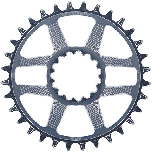 e*thirteen Helix R Guidering - 32t 11/12-Speed 52/55mm Flip Flop CL 3/5mm Offset e*thirteen DM Gray-Goodwynn's