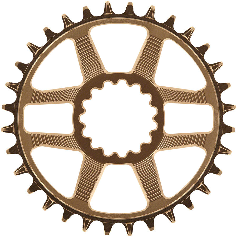 e*thirteen Helix R Guidering - 32t 11/12-Speed 52/55mm Flip Flop CL 3/5mm Offset e*thirteen DM Bronze-Goodwynn'sGoodwynn's