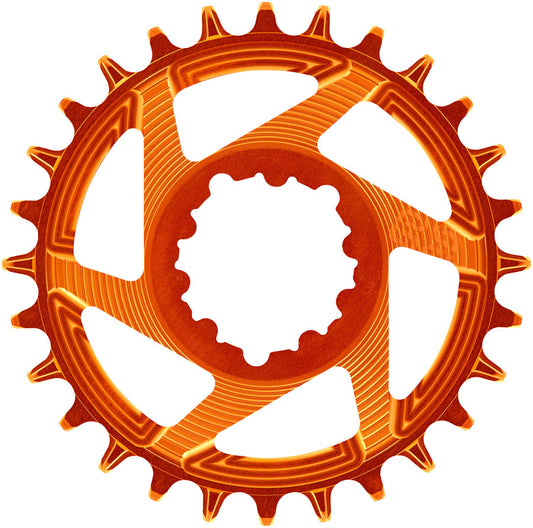 e*thirteen Helix R Guidering - 28t 11/12-Speed 3mm Offset SRAM 3-Bolt DM Naranja-Goodwynn's