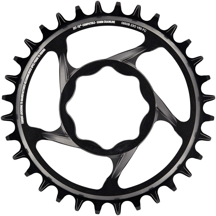 e*thirteen e*spec Direct Mount Chainring - 32t 11/12 Speed For TQ CL55 Black-Goodwynn'sGoodwynn's