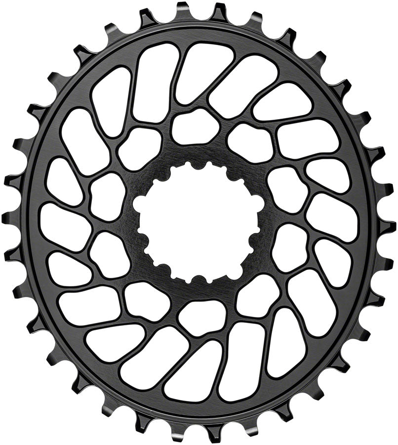 absoluteBLACK Oval Narrow-Wide Direct Mount Chainring - 34t SRAM 3-Bolt Direct Mount 0mm Offset BLK-Goodwynn&#39;sGoodwynn&#39;s