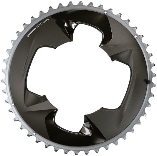 SRAM Force 2x12-Speed Outer Chainring - 48t 107 BCD 4-Bolt Polar Grey For use 35t Inner-Goodwynn's