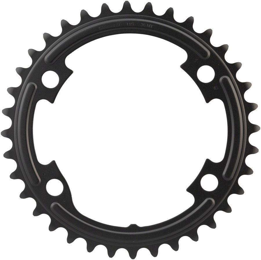 Shimano 105 FC-R7000 36t 4x110 bcd Asymmetric Chainring Black-Goodwynn'sGoodwynn's