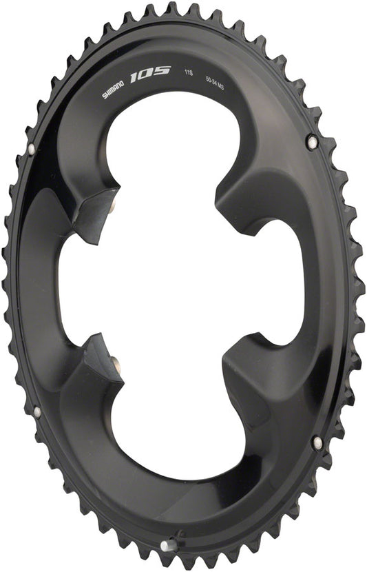 Shimano 105 FC-R7000 50t 4x110 bcd Asymmetric Chainring Black-Goodwynn's