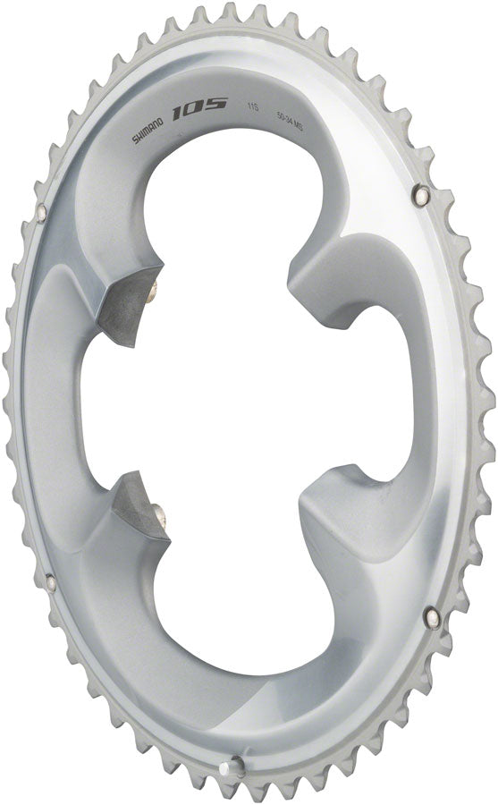 Shimano 105 FC-R7000 50t 4x110 bcd Asymmetric Chainring Silver-Goodwynn'sGoodwynn's
