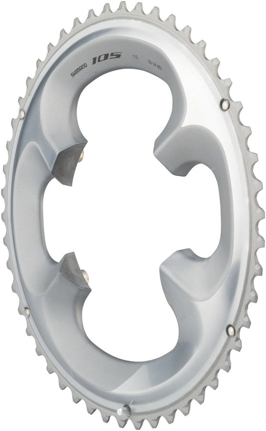 Shimano 105 FC-R7000 50t 4x110 bcd Asymmetric Chainring Silver-Goodwynn's