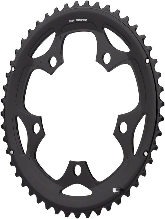Shimano FC-R460 Chainring - 48t 5-Bolt 110 BCD Black-Goodwynn's