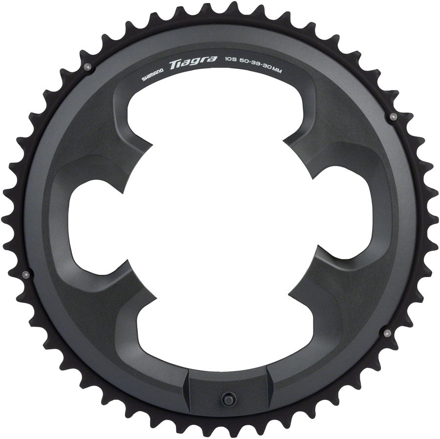 Shimano Tiagra FC-4703 10-Speed Chainring - 50t Asymmetric 110 BCD Black-Goodwynn'sGoodwynn's