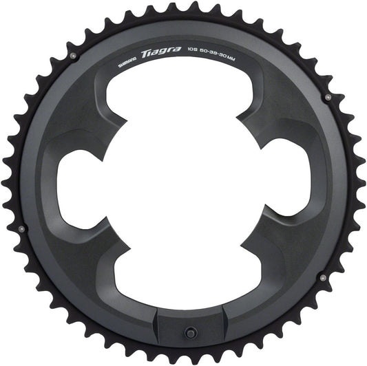 Shimano Tiagra FC-4703 10-Speed Chainring - 50t Asymmetric 110 BCD Black-Goodwynn's