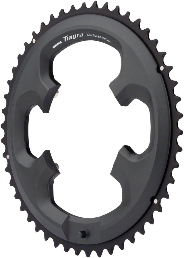 Shimano Tiagra FC-4703 10-Speed Chainring - 50t Asymmetric 110 BCD Black-Goodwynn'sGoodwynn's