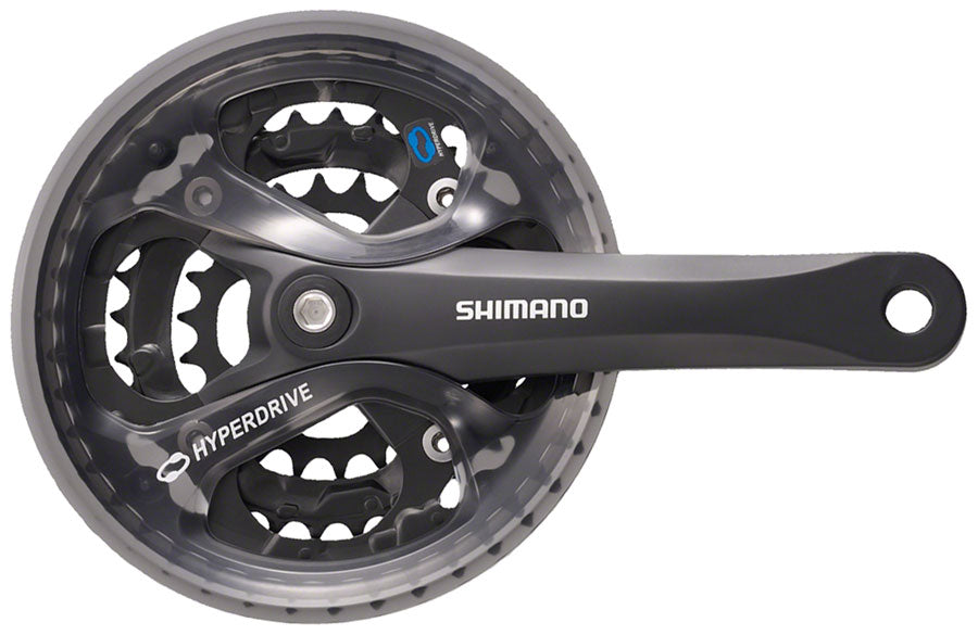 Shimano Acera FC-M361 Crankset - 175mm 7/8-Speed 48/38/28t 104/64 BCD Square Taper JIS Spindle Interface BLK-Goodwynn'sGoodwynn's