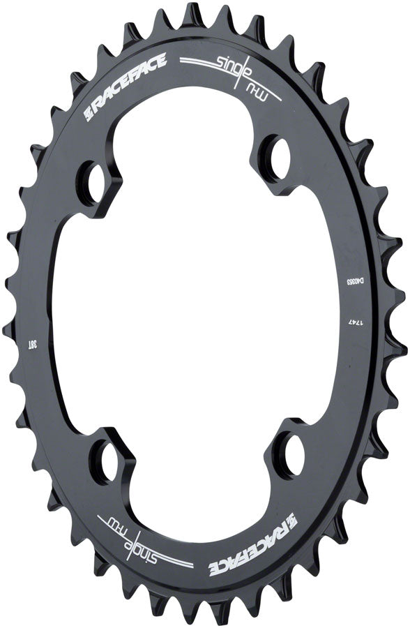 RaceFace Narrow Wide Chainring: 104mm BCD 38t Black-Goodwynn'sGoodwynn's