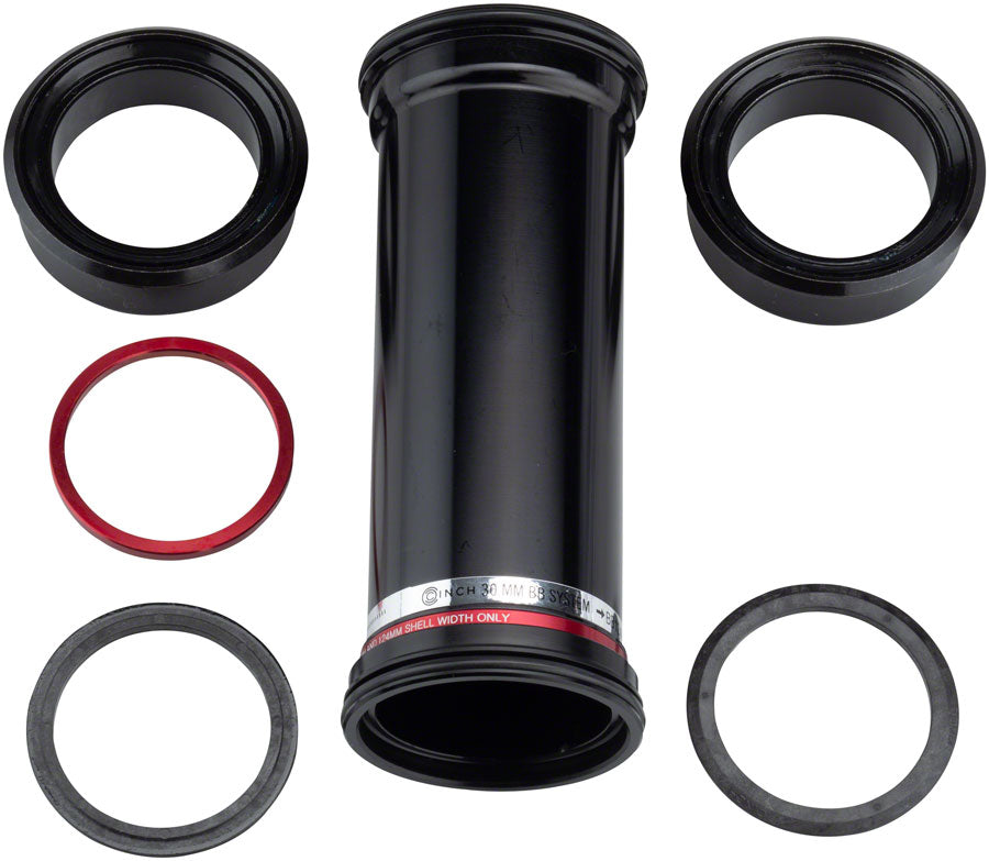 RaceFace CINCH BB124 Bottom Bracket 41mm ID x 124mm Shell x 30mm Spindle Double Row Bearing External Seal-Goodwynn'sGoodwynn's