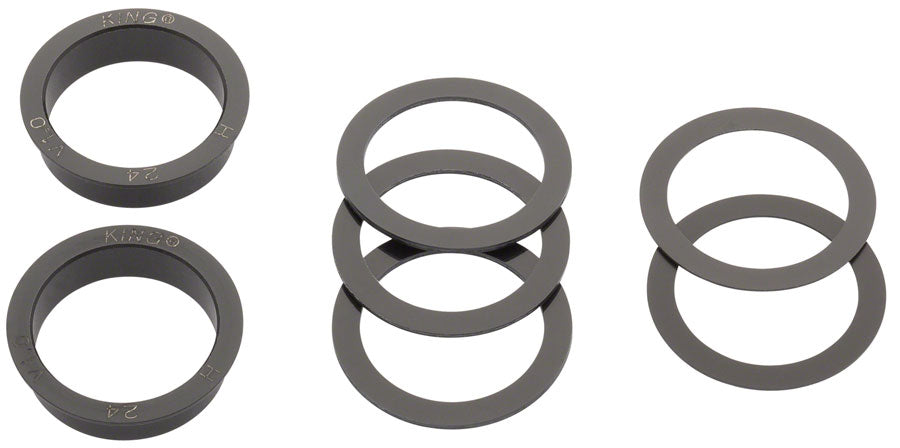 Chris King ThreadFit 24 Bottom Bracket Fit Kit 4 - English For Shimano Hollowtech II BLK-Goodwynn'sGoodwynn's