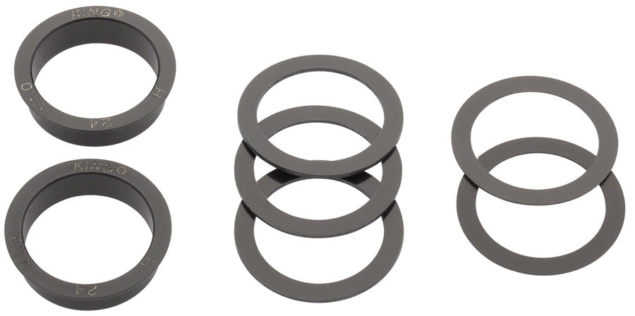 Chris King ThreadFit 24 Bottom Bracket Fit Kit 4 - English For Shimano Hollowtech II Matte Jet-Goodwynn'sGoodwynn's