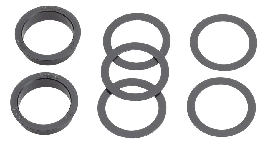 Chris King ThreadFit 24 Bottom Bracket Fit Kit 4 - English For Shimano Hollowtech II Matte Turquoise-Goodwynn'sGoodwynn's