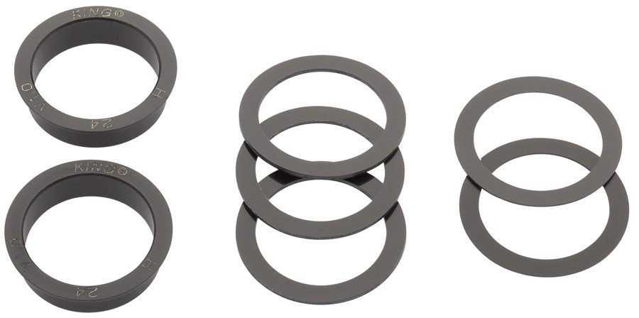 Chris King ThreadFit 24 Bottom Bracket Fit Kit 4 - English For Shimano Hollowtech II Red-Goodwynn'sGoodwynn's