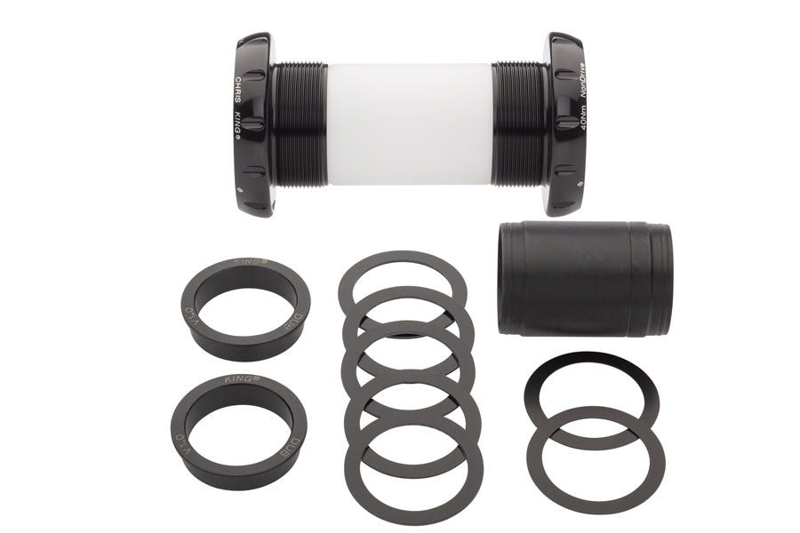 Chris King ThreadFit 30 Bottom Bracket Fit Kit 2 - English For DUB Road BLK-Goodwynn'sGoodwynn's