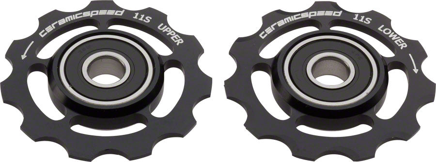 CeramicSpeed Pulley Wheels for Shimano 11-speed - 11 Tooth Alloy Black-Goodwynn'sGoodwynn's