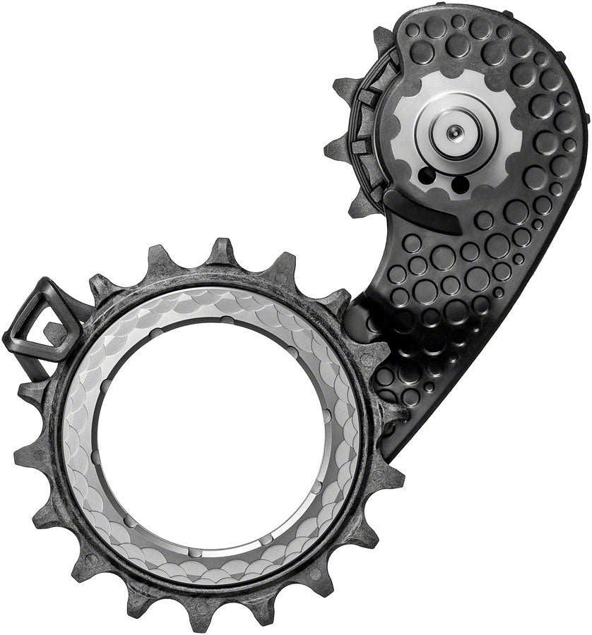 absoluteBLACK HOLLOWcage Oversized Derailleur Pulley Cage - For Shimano Dura-Ace 9250  Full Ceramic Bearings Carbon Cage Titanium-Goodwynn'sGoodwynn's