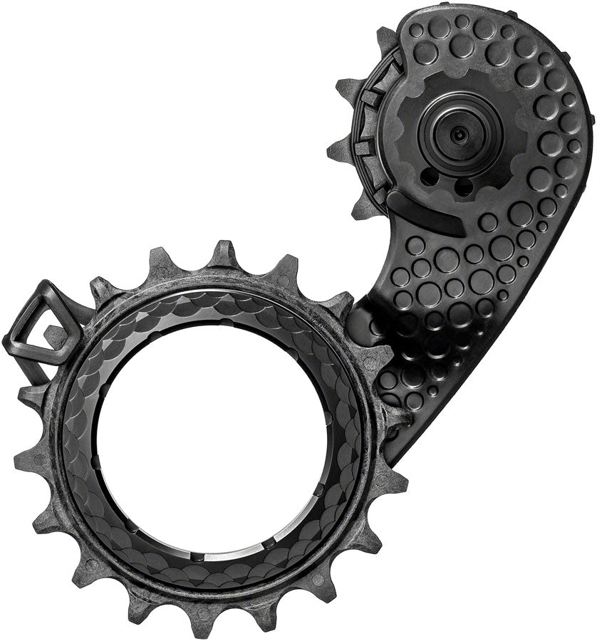 absoluteBLACK HOLLOWcage Oversized Derailleur Pulley Cage - For Shimano Ultegra 8150 Full Ceramic Bearings Carbon Cage BLK