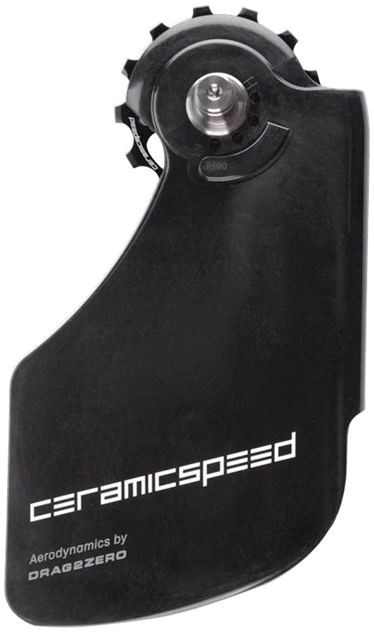 CeramicSpeed OSPW Pulley Wheel Aero System Shimano 9100/9150 8000 SS/8050 SS - Coated Races Alloy Pulley Carbon Cage BLK-Goodwynn'sGoodwynn's