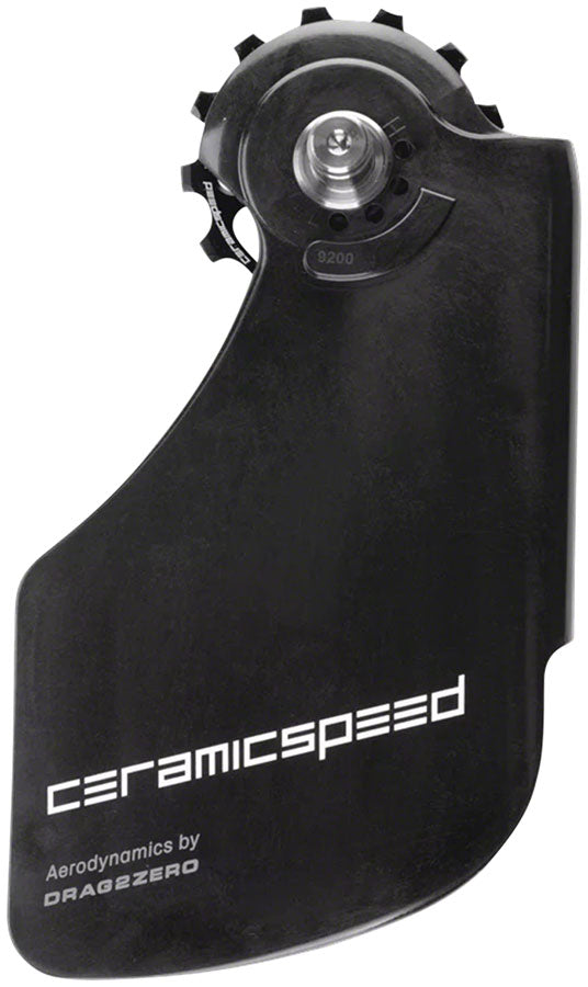 CeramicSpeed OSPW Pulley Wheel Aero System Shimano 9200/9250 8100/8150 - Coated Races Alloy Pulley Carbon Cage BLK-Goodwynn'sGoodwynn's