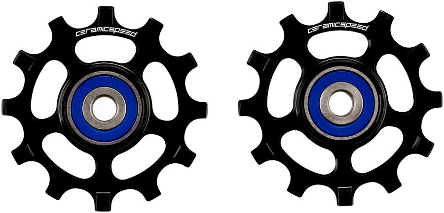 CeramicSpeed Pulley Wheels Shimano 11-Speed - 12 Tooth Narrow Wide Alloy BLK-Goodwynn'sGoodwynn's