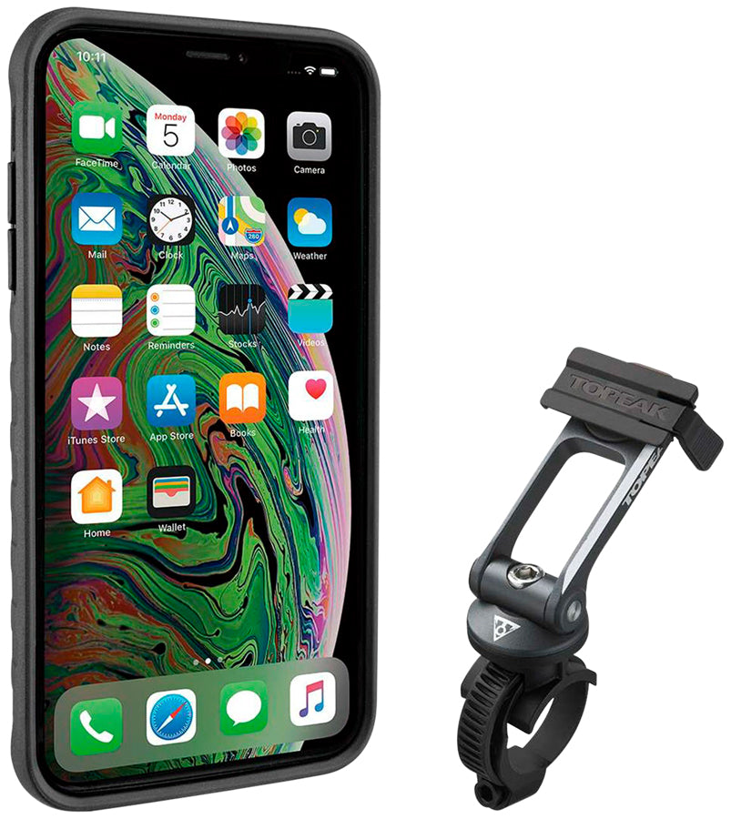 Topeak Ridecase with Mount - Fits iPhone XS MAX Black/Gray-Goodwynn'sGoodwynn's