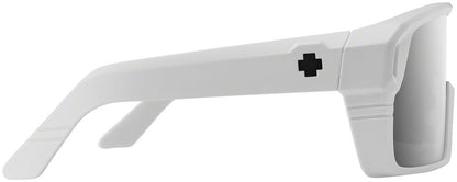 SPY+ Monolith Sunglasses - Matte White Happy Bronze Platinum Spectra Mirror Lenses
