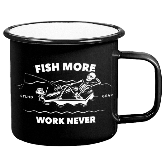 STLHD Fish More Enameled Mug
