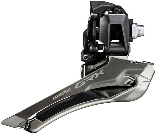 Shimano GRX FD-RX820-F Front Derailleur - 12-Speed Double Braze-On Down Swing Down Pull 48t Max-Goodwynn's