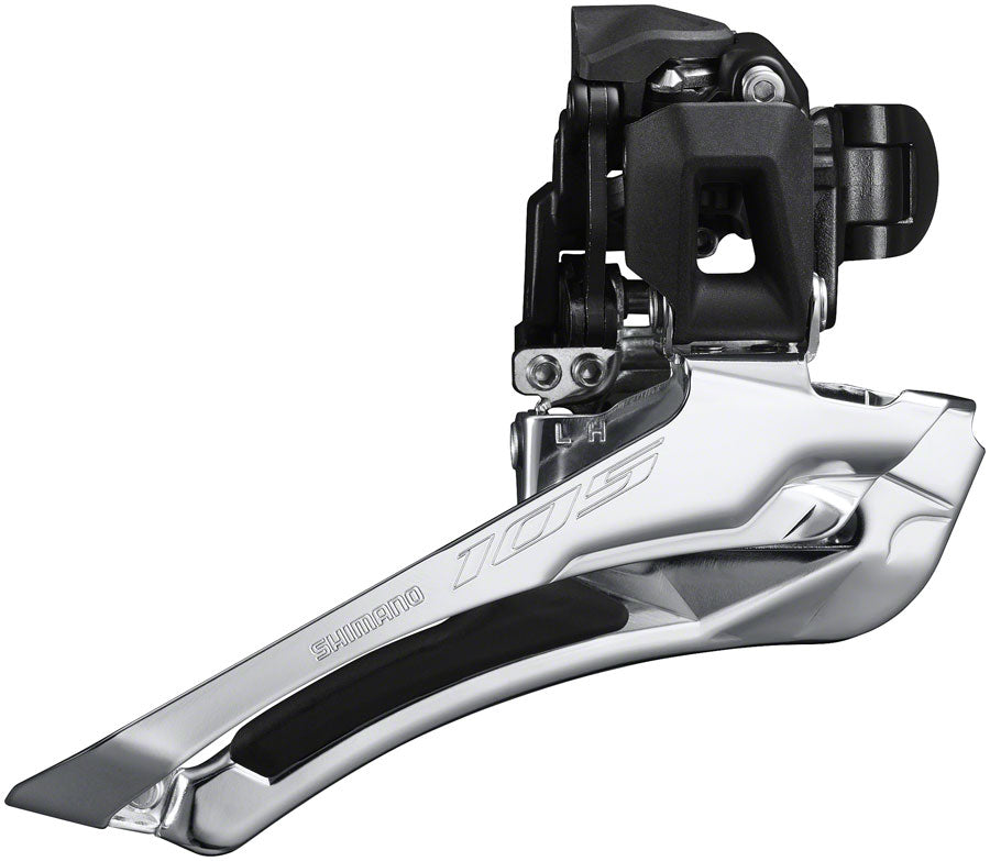 Shimano 105 FD-R7100-BL Front Derailleur - 12-Speed Double 34.9mm Band Clamp Down-Swing Down-Pull 52t Max-Goodwynn'sGoodwynn's