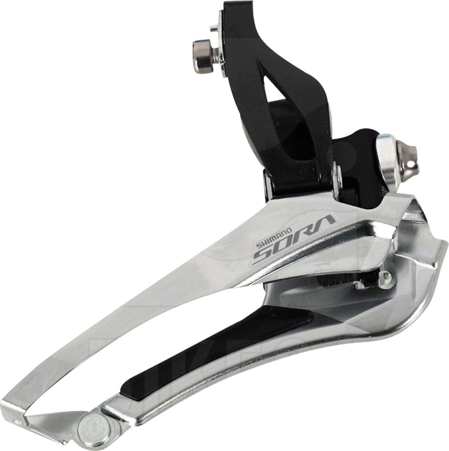 Shimano Sora FD-R3000 9-Speed Double Braze-On Front Derailleur only compatible Sora R3000 2x left shifter-Goodwynn'sGoodwynn's