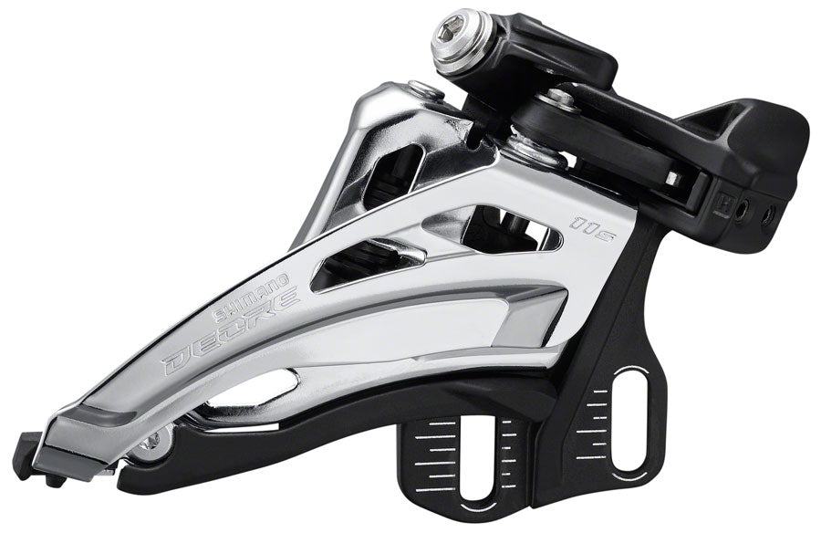 Shimano Deore FD-M5100-E Front Derailleur - 11-Speed Double Side Swing Front Pull E-Type Mount BLK/Silver-Goodwynn'sGoodwynn's