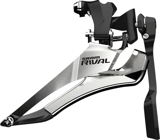 SRAM Rival 22 Front Derailleur - 2x11-Speed Yaw Braze-on Chain Spotter Silver/BLK-Goodwynn's