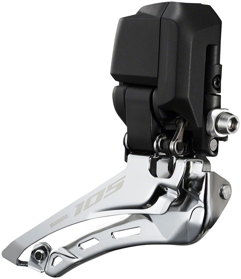 Shimano 105 FD-R7150 Di2 Front Derailleur - 2x For 2x12-Speed Braze-On Down-Swing BLK-Goodwynn'sGoodwynn's